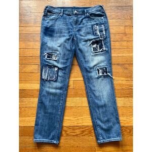 TRUE RELIGION 'Cameron' Slim Boyfriend Jeans sz 30 (actual 35W)